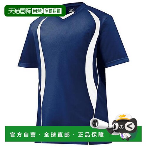 日本直邮Mizuno 棒球服 V领拼接设计 12JC5L1074