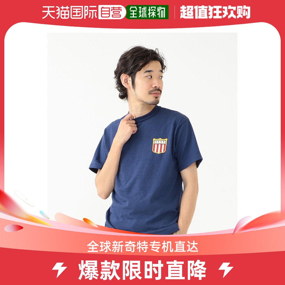 日本直邮WAREHOUSE & CO. × BEAMS PLUS 男女同款创意印花T恤 美