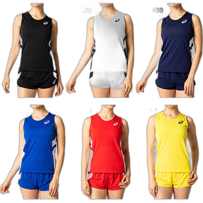 日本直邮ASICS 女式 WS 跑步衬衫田径服田径无袖衬衫 asics 2092A