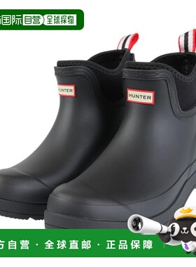 日本直邮Hunter 普雷因氯丁橡胶切尔西雨靴[WFS3020RMA-BLK] 黑色
