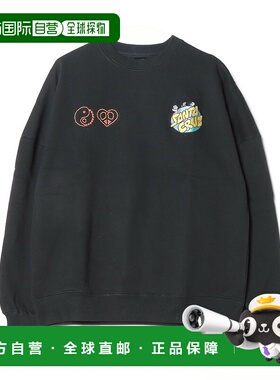 1h可退 日本直邮SANTA CRUZ 女士限量款立体刺绣宽松卫衣 5022433