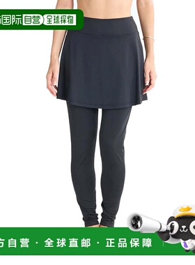 日本直邮ROXY 女士带裙边防晒紧身裤 25SPRLY251046 [黑色] 紧身