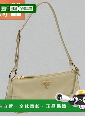 日本直邮Prada 女士半单肩包品牌 PRADA 1BC201米色