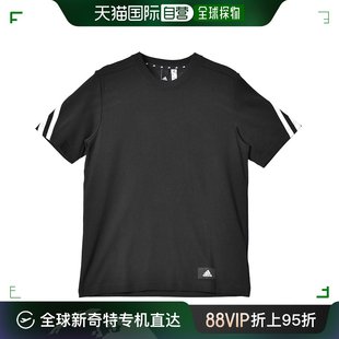 T恤 短袖 男女 运动型 日本直邮ADIDAS 三条纹 圆领 训练 舒适且易