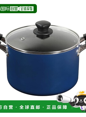 【日本直邮】Bestco 22 厘米砂锅 适用于电磁炉和燃气灶 蓝色 NQ-