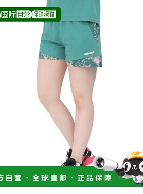 日本直邮Admiral 花卉褶边短裤 ATLA517-GRN 女士款 网球服饰