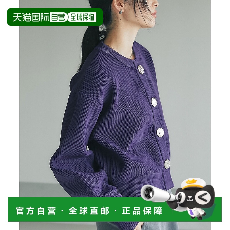 1h可退 日本直邮&. NOSTALGIA 女装 宽松半开襟 针织开衫 全棉质