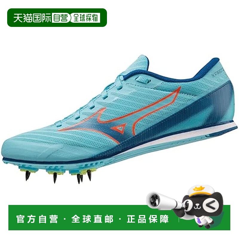 【日本直邮】Mizuno美津浓田径钉鞋800m内湖蓝珊瑚蓝28cm2E U1GA2