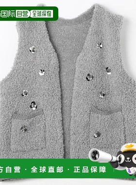 1h可退 日本直邮FREAK'S STORE 女装 立体花朵亮片针织背心 11362