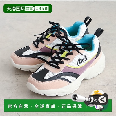 日本直邮Arnold Palmer 女士运动鞋厚底白色轻便运动鞋低帮透气不