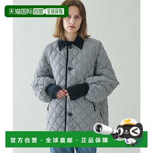 1h可退 日本直邮GYMPHLEX 女士 宽松绗缝羽绒外套 立领轻量设计 B