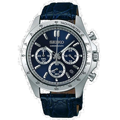 【日本直邮】SEIKO精工腕表SELECTION男士手表石英表蓝色轻奢优雅