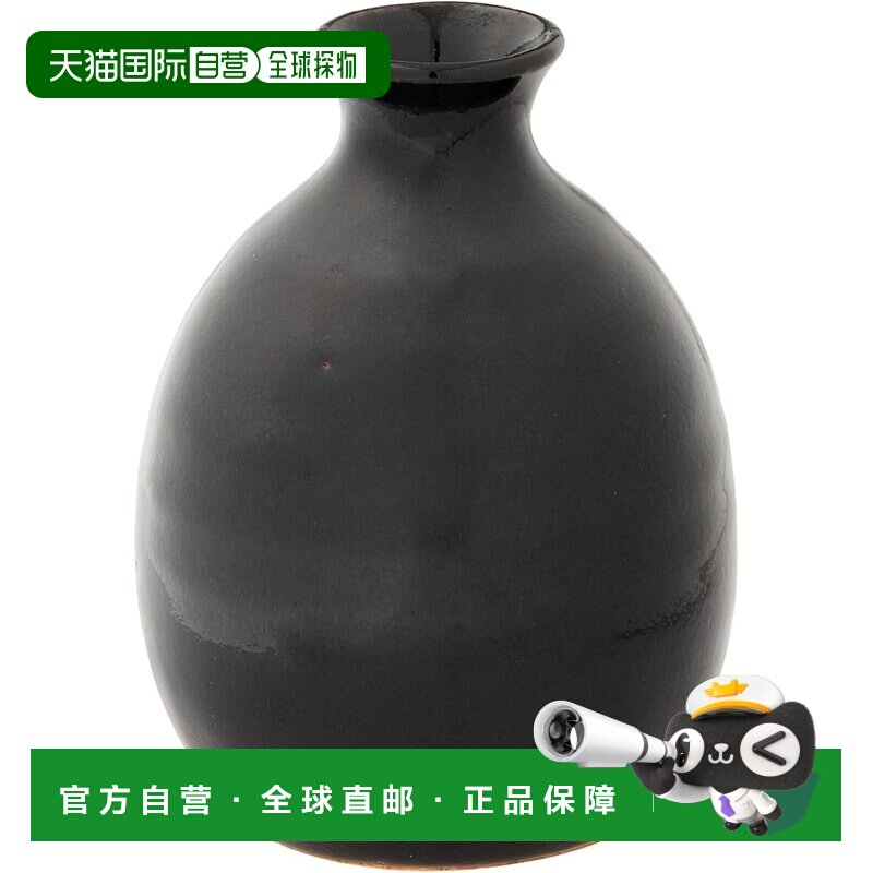 【日本直邮】丸伊 伊贺烧 德利酒壶 420ml 黑柚 MR-3-4296