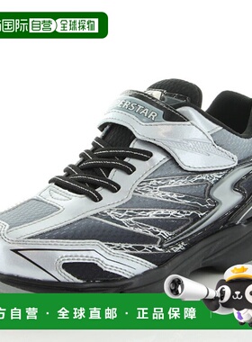 日本直邮Moonstar 儿童运动鞋 Spring Power SS J817 银色/黑色 M