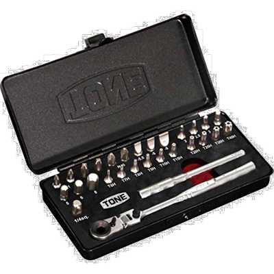 【日本直邮】(TONE) 钻头棘轮套装钻头插入&6.35mm(1/4