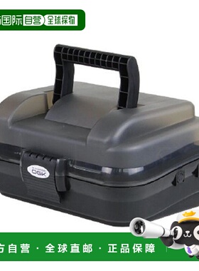 【日本直邮】OGK小型钓具箱（单层），烟雾/黑色 OG647SK