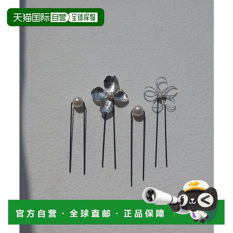 1h可退 日本直邮Dorry Doll 花卉造型发夹三件套 25413