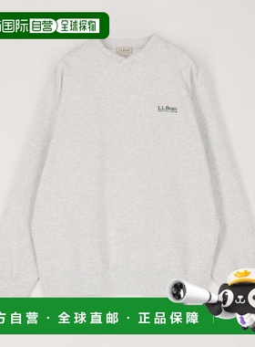 日本直邮L.L.Bean 男装 全棉宽松圆领卫衣 前襟叠层设计 10230907