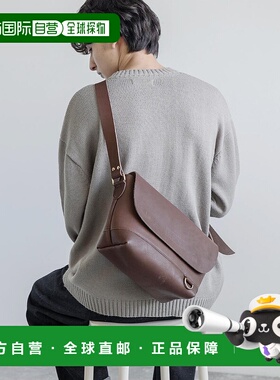 日本直邮Rocky Monroe 男士真皮斜挎包 大容量轻便迷你肩包 [BRK6