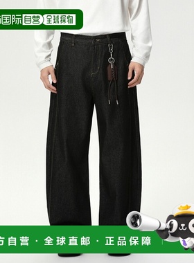 1h可退 日本直邮CORPUS TOKYO 男女同款 宽松曲线剪裁 黑色水洗丹