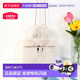 日本直邮日潮 GRL2Way 手提包化妆包斜挎包TR1000兔毛