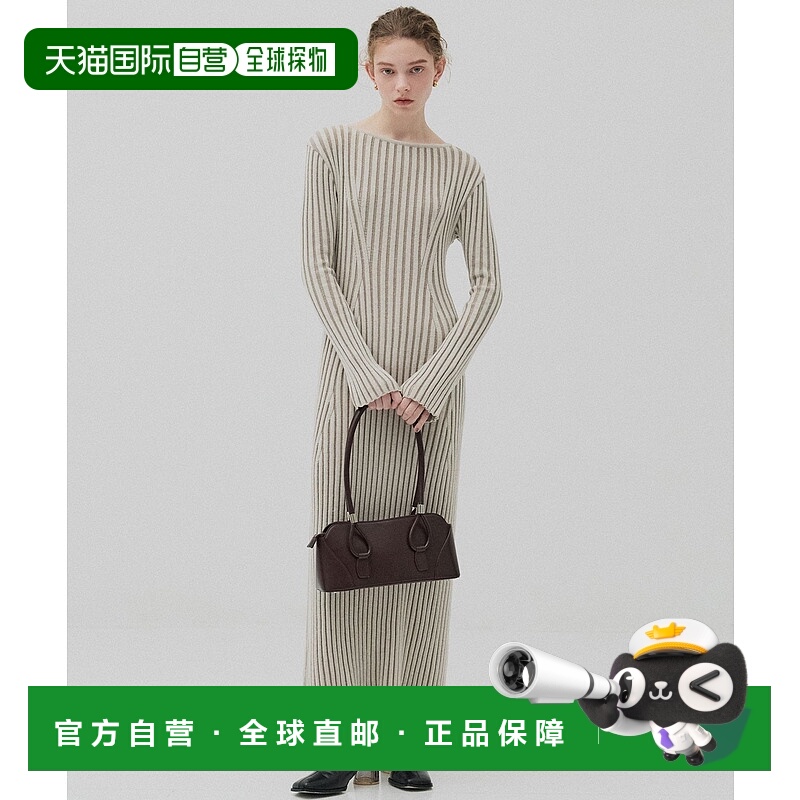 1h可退 日本直邮PUBLIC TOKYO 女装 修身直筒 针织连衣裙 袖口宽