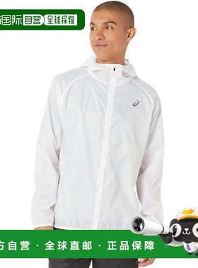 日本直邮ASICS 男士跑步便携轻型夹克  [2011C889.100] 运动夹克