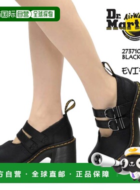 日本直邮Dr.Martens ARDERN EVIEE 粗跟玛丽珍鞋 2 腰带女士皮鞋