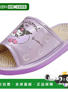 【日本直邮】三丽鸥 库洛米健康拖鞋 女士室内拖 SA-4191L 紫色