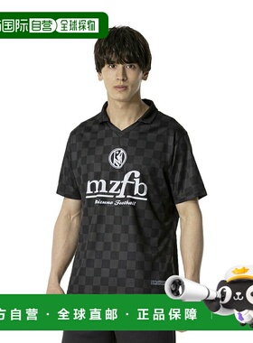 日本直邮 Mizuno 足球训练半袖 Polo 衫 男女通用 [P2MABX75] 足