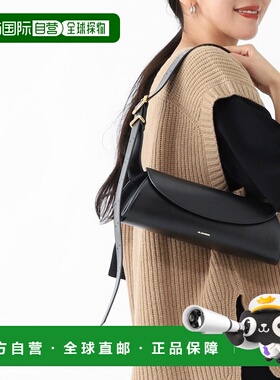 日本直邮JIL SANDER CANNOLO 小号单肩包 黑色 女士 j07wd0023 p4