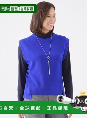 1h可退 日本直邮TRANS WORK 女士可机洗羊毛针织背心马甲 U1N1144