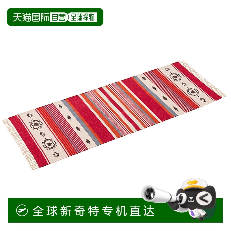 日本直邮Logos-徽标棉布240 x 90cm红色71809756露营配件徽标