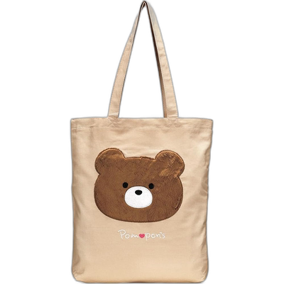【日本直邮】Skater斯凯达 帆布手提包 Pompon's 熊 ZCTB1-A