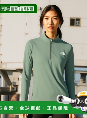 日本直邮THE NORTH FACE北面 女士长袖拉链衬衫 L/S FLASHDRY 3D