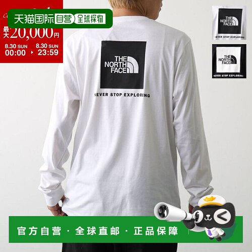 日本直邮THE NORTH FACE EVOLUTION BOX NSE 男士长袖T恤 NF0A8B6