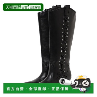 日本直邮Ray 点尖设计 BEAMS女装 皮革靴子 侧拉链 西部风格 1h可退