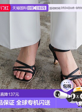 日本直邮marvelous by Pierrot 交叉带凉鞋 [P03531BW05349] 黑色