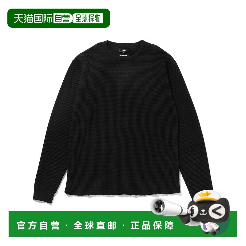 1h可退 日本直邮BEAMS男士全棉基本款 Thermal圆领T恤 日本制 111