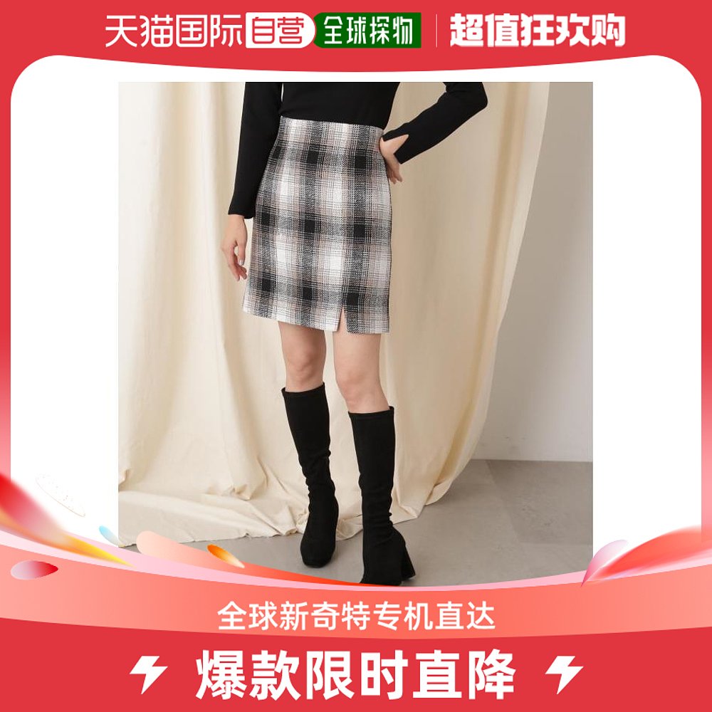 日本直邮JILL by JILL STUART 女士时尚循环格纹迷你短裙 独特设