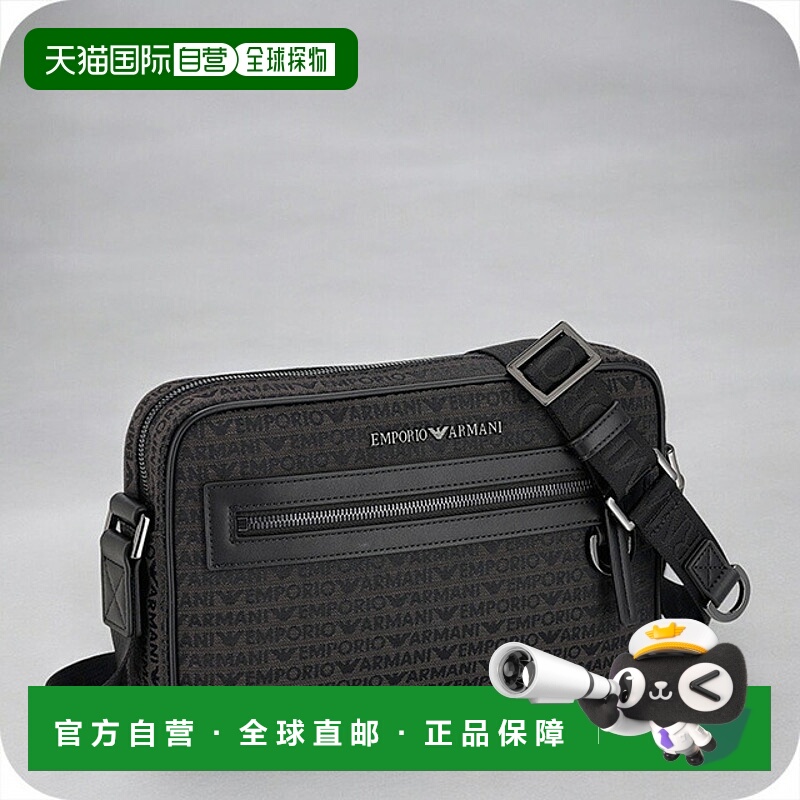 日本直邮Emporio Armani 单肩包 男士 EM001210-AF13823 黑色新款