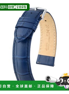 日本直邮01028080-2-20 HIRSCH Duke 皮革表带 替换手表皮带 易于