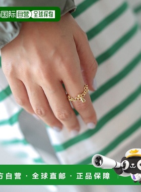 日本直邮BEAMS BOY 心形 Charm 戒指 饰品 配饰金色戒指