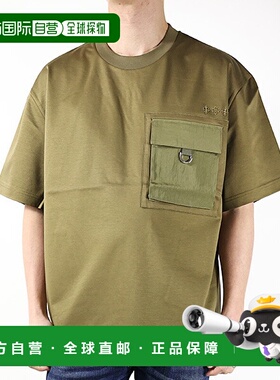 日本直邮TATRAS VENTO 男士 T 恤短袖圆领胸前口袋大棉质MTLA24S8