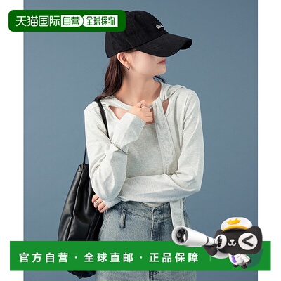 1h可退 日本直邮mystic女士宽松半高领系带领针织衫 MYZ1052106A0