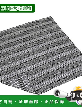 【日本直邮】鹿牌 露营休闲床单垫地毯 180 x 200cm 黑色UP-2568