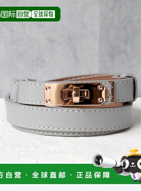 日本直邮florge 无级调节牛皮革旋转锁设计腰带 FL8218EW04658 []