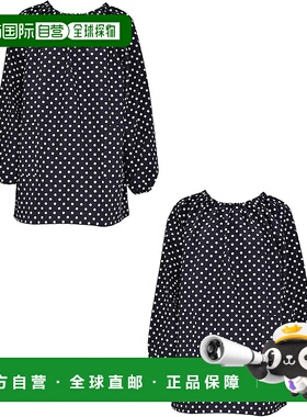 【日本直邮】CCS 风格罩衫 140-160cm 波尔卡圆点 蓝色 2枚 N1162