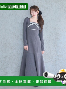 1h可退 日本直邮Rose Muse 女装 修身蕾丝拼接针织连衣裙 玛丽梅