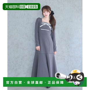 1h可退 日本直邮Rose Muse 女装 修身蕾丝拼接针织连衣裙 玛丽梅